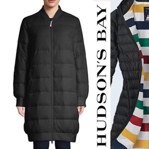Hudson’s Bay long bomber puffer jacket